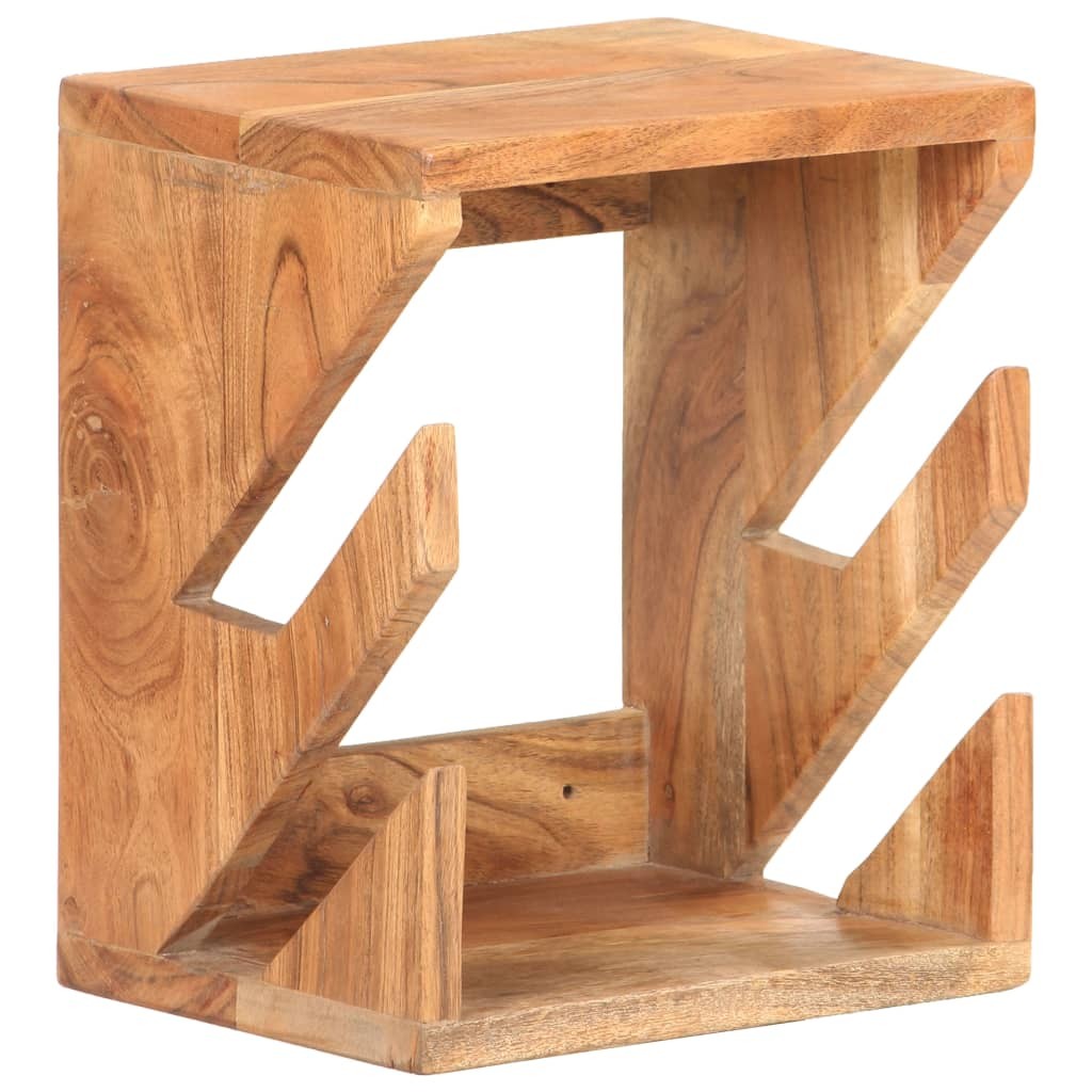 Wall Mounted Skateboard Holder 25x20x30 cm Solid Acacia Wood
